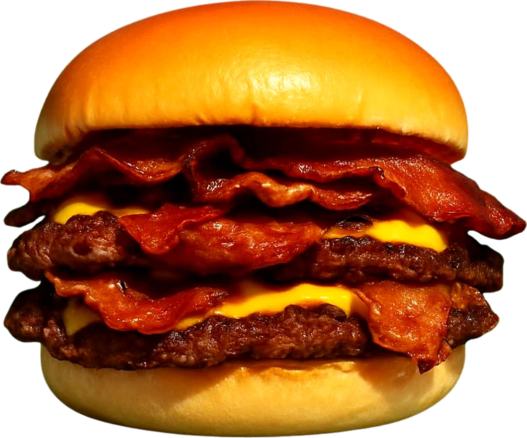CLIS: doppio smash, cheddar, doppio bacon e salsa bbq